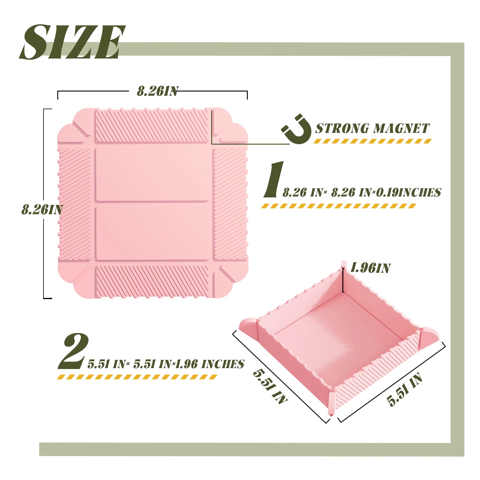 Eary Multifunctional Placemats and Coasters Table Mats Home Foldable Storage Box Kitchen Place Mat Food Organizer Heat Resistant