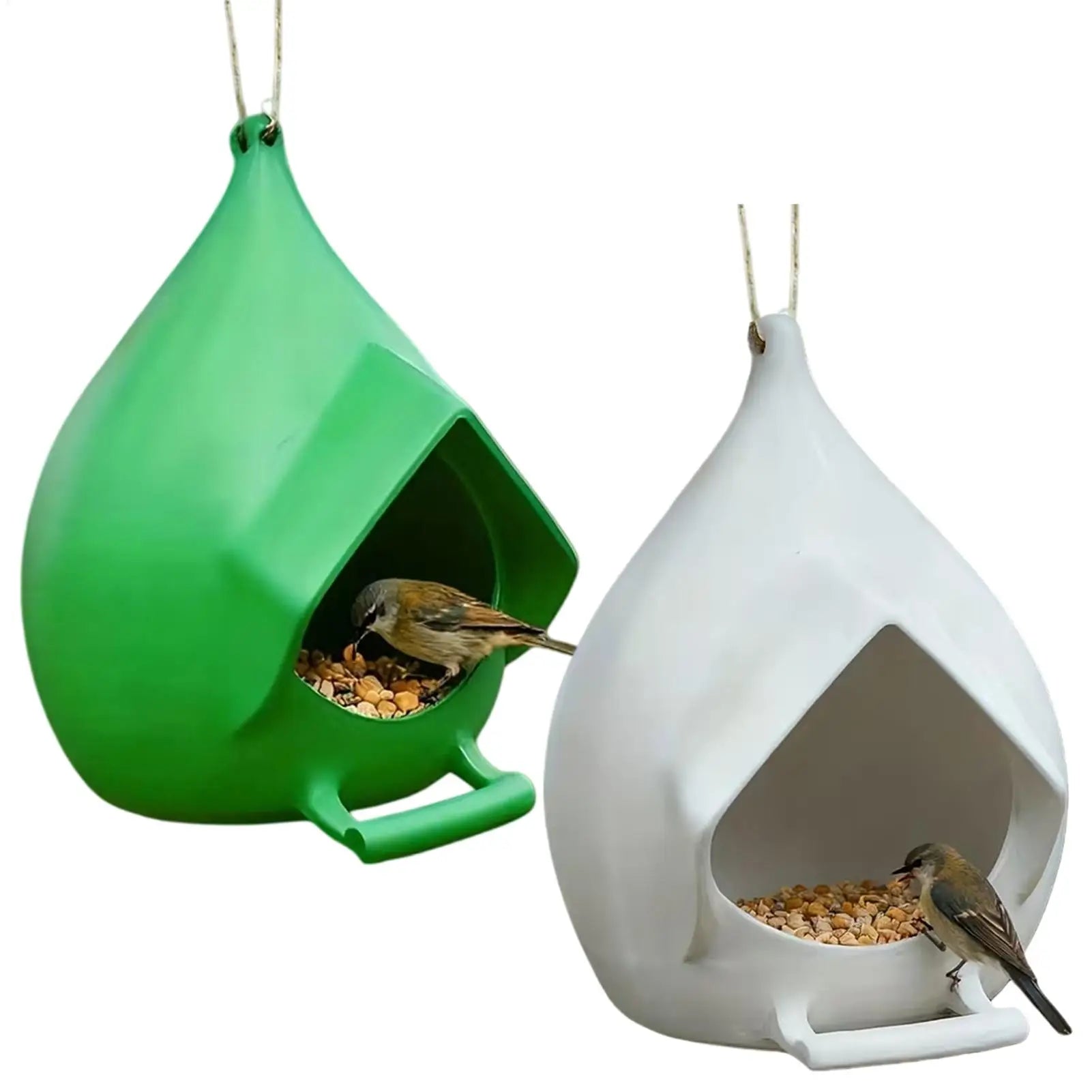 Bird Feeders for Outside Rainproof Feeding Dispenser Hummingbird Feeder for Backyard Garden Patio Lawn Balcony Birdwatching