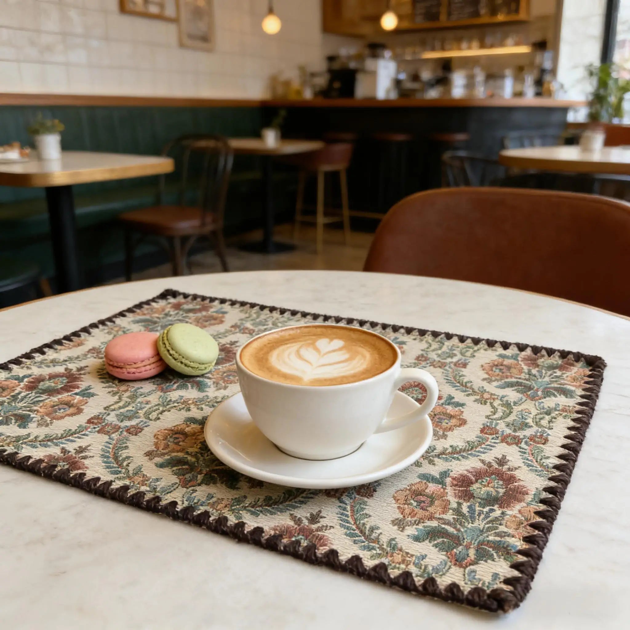 Cotton Linen Placemats Woven Cloth 30x45cm for Dining Table Kitchen Tabletop Place Mats