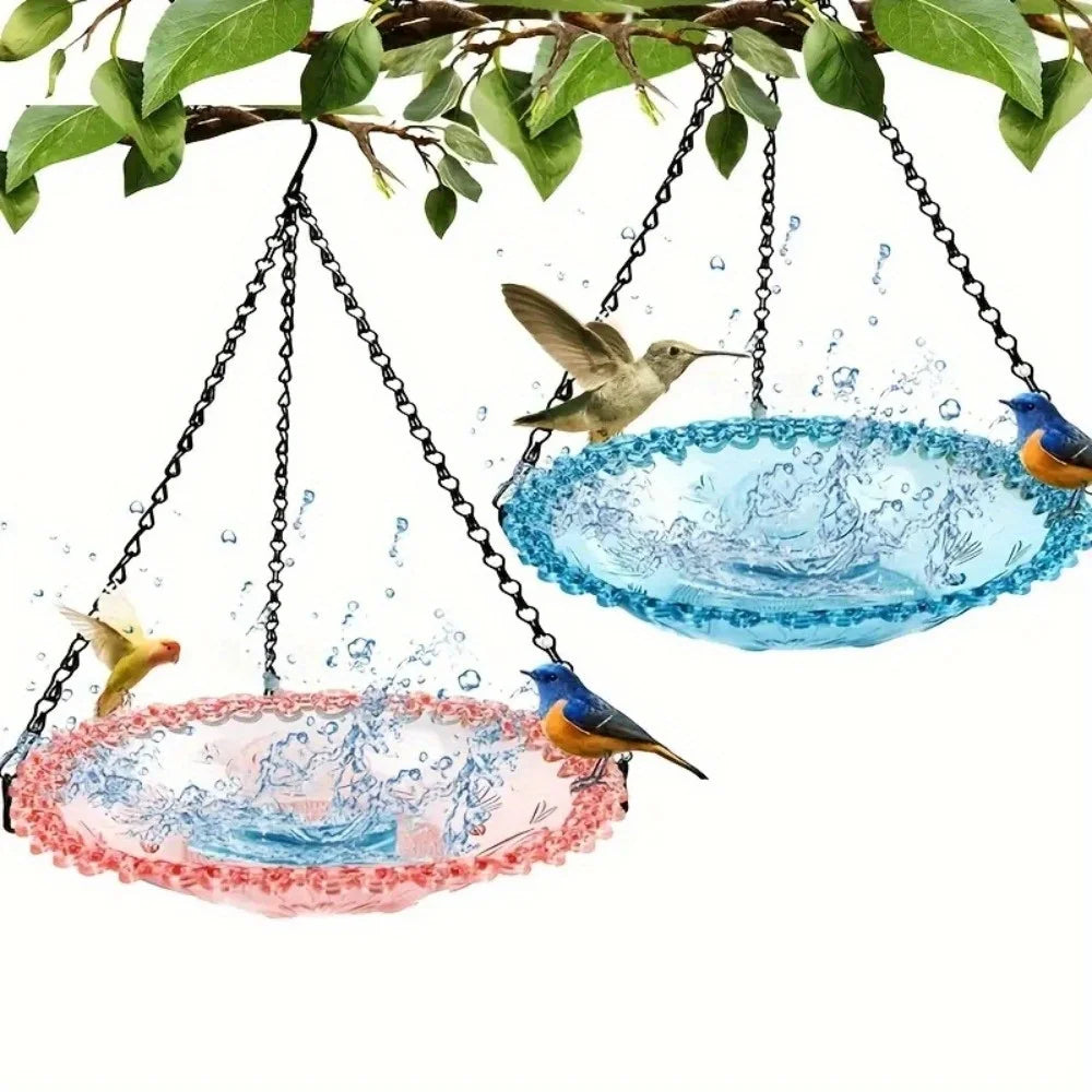 Hanging Outdoor Bird Feeders Add Natural Scenery To The Courtyard and Are A Great Item for Bird Lovers and Gardening Enthusiasts